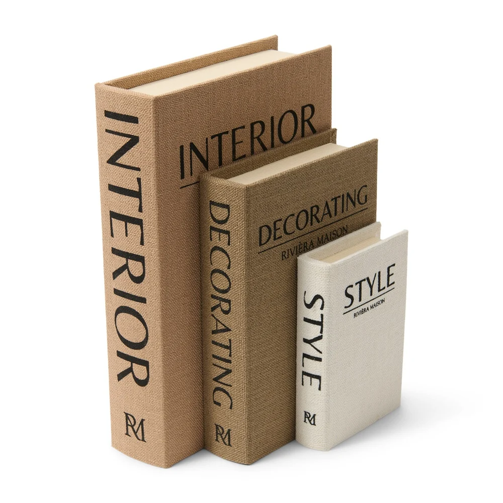 EF1EFC280AB1A80BD15C2D9D0FF93525B3130CE5.jpg RM Interior Decorative Book Set of 3, Buchtresor â Bild 1