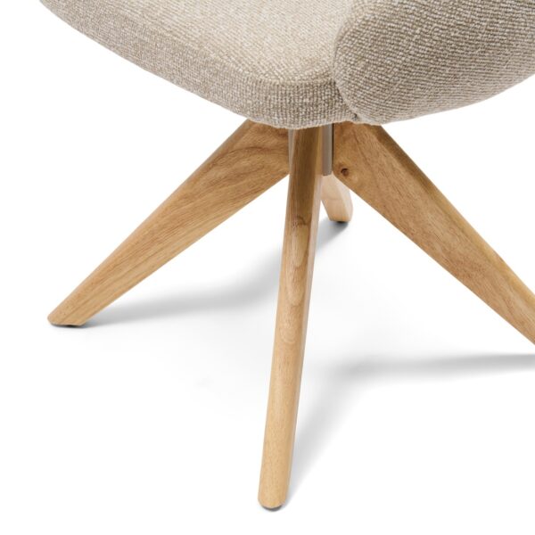 Burlington Swivel Dining Armchair, Mountain Weave, Dune Sand, Esszimmerstuhl – Bild 3