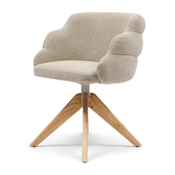 Burlington Swivel Dining Armchair, Mountain Weave, Dune Sand, Esszimmerstuhl – Bild 6