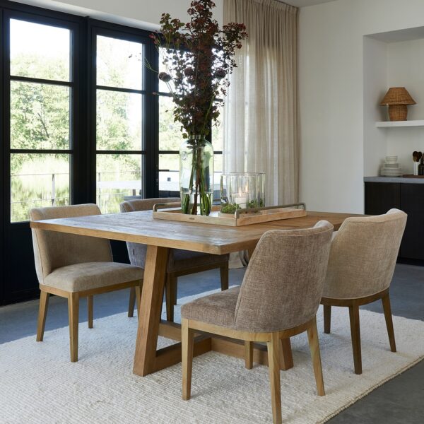 Whistler Dining Armchair, Montmartre Weave Natural Linen, Esszimmerstuhl – Bild 9