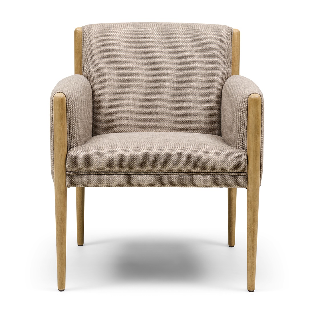 016F639B89187E621CAF9D3F8456652C51733FD4 Le Mans Dining Armchair, Structured Weave, Classic Taupe, Esszimmerstuhl â Bild 1