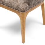Rozzano Dining Armchair, Tweed, Sepia Brown, Esszimmerstuhl – Bild 4