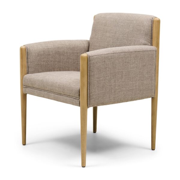 Le Mans Dining Armchair, Structured Weave, Classic Taupe, Esszimmerstuhl – Bild 4