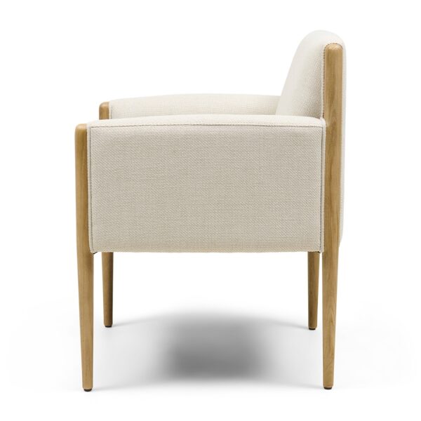 Le Mans Dining Armchair, Structured Weave, Classic Beige, Esszimmerstuhl – Bild 3