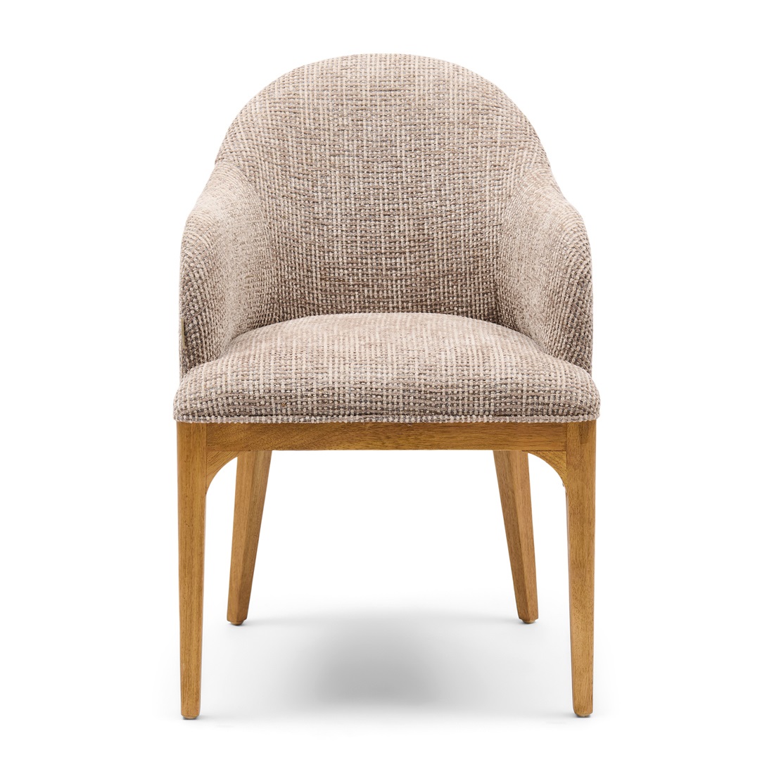 B7CC5772C9FD80FFD60F498332A89089C1F3F58C Rozzano Dining Armchair, Tweed, Liver Grey, Esszimmerstuhl â Bild 1