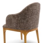 Rozzano Dining Armchair, Tweed, Sepia Brown, Esszimmerstuhl – Bild 2