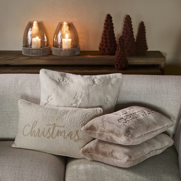 Merry Christmas Pillow 50x30cm,  Adventskissen mit Füllung – Bild 2