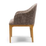 Rozzano Dining Armchair, Tweed, Sepia Brown, Esszimmerstuhl – Bild 5